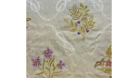 Kelmscott Trellis - Linen/Aubergine