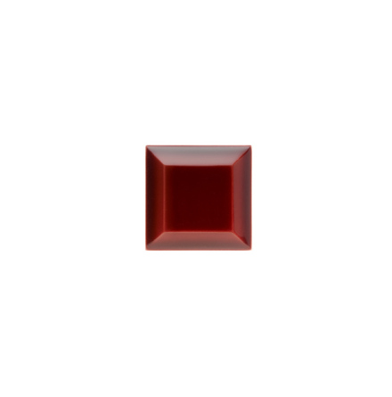 Kakel med fasad kant (slaktarkakel) 75x75x10 mm, Burgundy