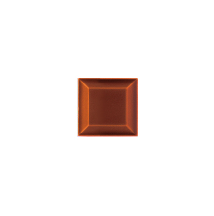Kakel med fasad kant (slaktarkakel) 75x75x10 mm, Victorian brown