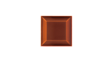 Kakel med fasad kant (slaktarkakel) 75x75x10 mm, Victorian brown