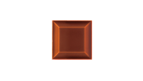 Kakel med fasad kant (slaktarkakel) 75x75x10 mm, Victorian brown