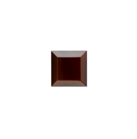 Kakel med fasad kant (slaktarkakel) 75x75x10 mm, Teapot brown