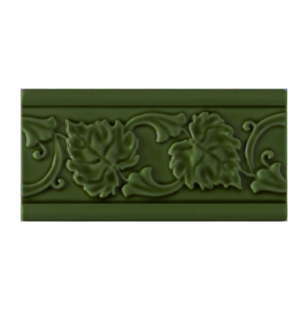 Kakel list LEAF 152x76 mm, Jade