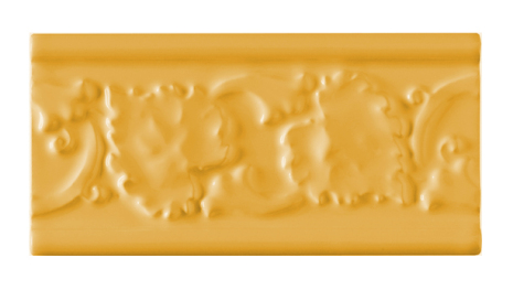 Kakel list LEAF 152x76 mm, Inca gold