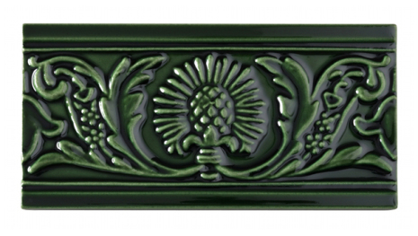 Kakel list Thistle 152x76 mm, Victorian green