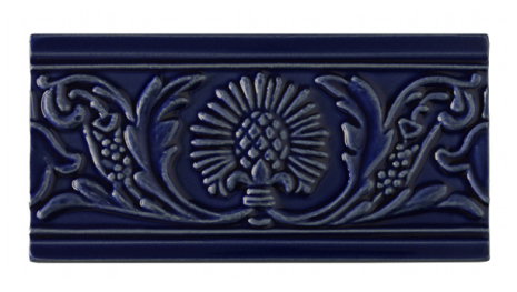 Kakel list Thistle 152x76 mm, Victorian blue