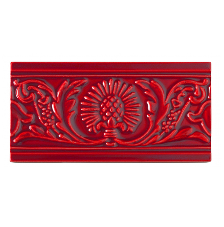 Kakel list Thistle 152x76 mm, Victorian red