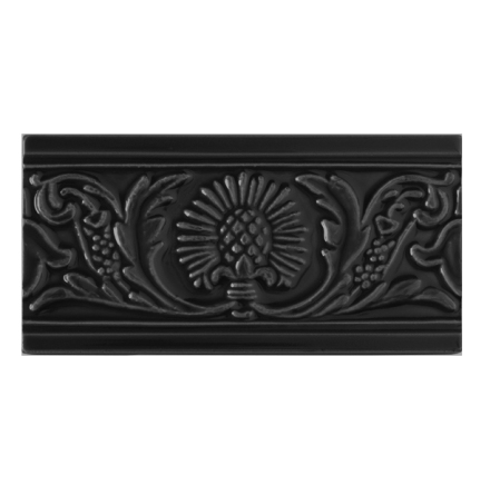 Kakel list Thistle 152x76 mm, Victorian black