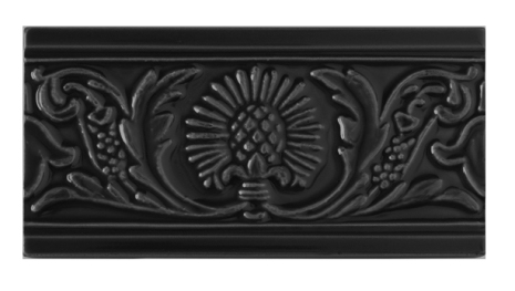 Kakel list Thistle 152x76 mm, Victorian black