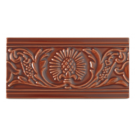 Kakel list Thistle 152x76 mm, Victorian brown