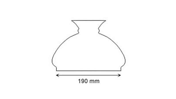 Vestaskärmar 190mm