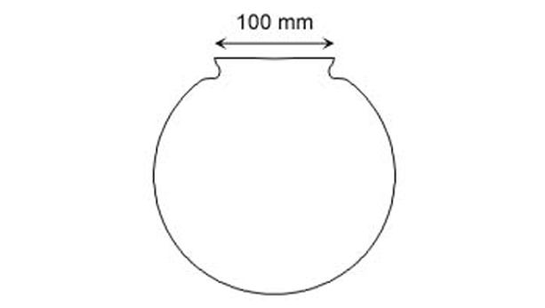 Flänsskärmar 100mm