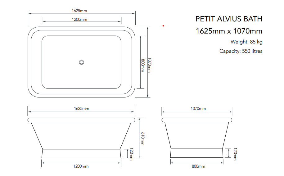 Petit Alvius bath Petit Alvius bath