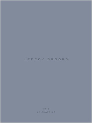 Lefroy katalog - 1910 La Chapelle