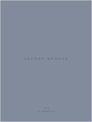 Lefroy katalog - 1910 La Chapelle