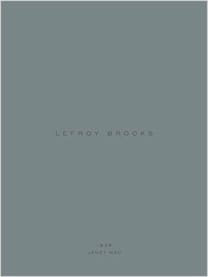 Lefroy katalog - 1935 Janey Mac