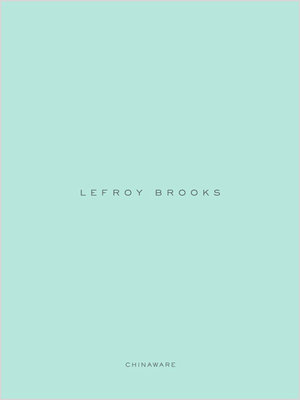 Lefroy katalog - Chinaware